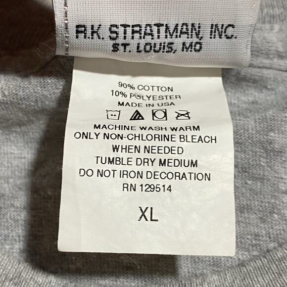 Harley-Davidson Sturgis 2012 Black Hills Rally Tee Gray XL Mt Rushmore - Picture 5 of 7